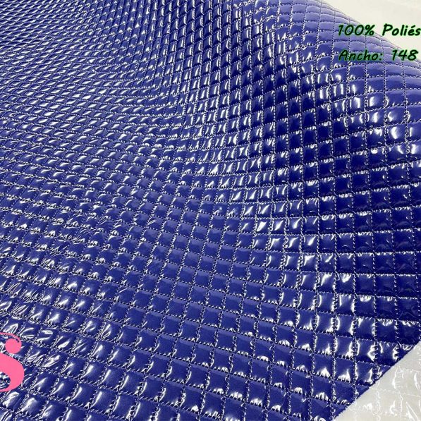 1-telas-plastificadas,tejidos-plastificados,tejidos-impermeables,telas-para-neceseres,telas-para-bolsos,Acolchado Plastificado Azul
